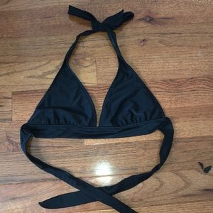 Black bikini top